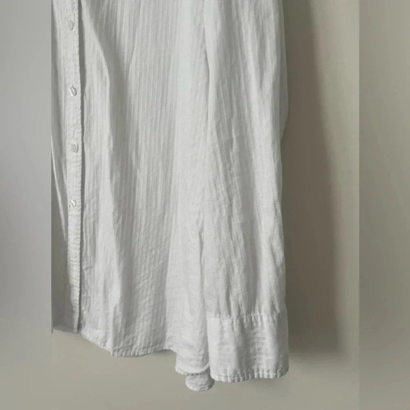 Draper James White Button Down XXL Shirt - Picture 6 of 10